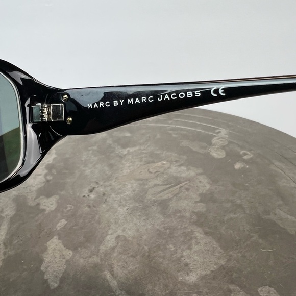Marc By Marc Jacobs Black Sunglasses with Silver Accent - Picture 10 of 12